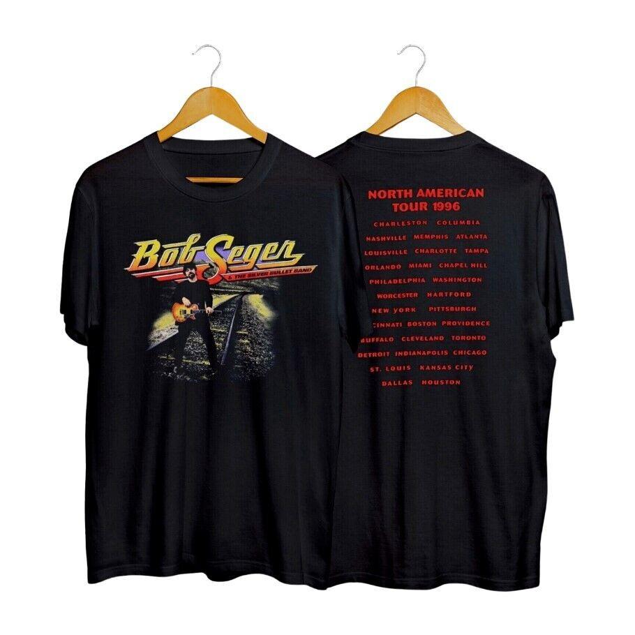 

1996 Bob Seger The Silver Bullet Band Tour T-Shirt Gift Shirt 4XL