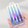 4pcs Stainless Steel Eyebrow Tweezers Set, Unscented Hair Removal Tools, Durable, Accurate & Elegant DesignIdeal for Men & Women
