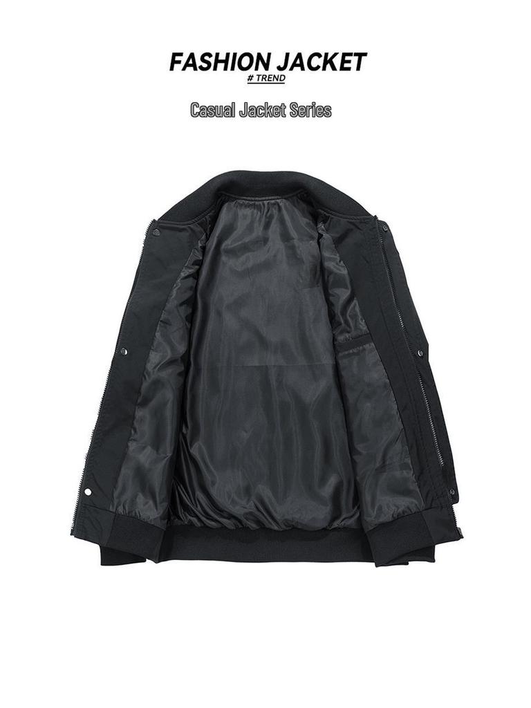 2024 Spring & Autumn Plus Size Men's Trendy Workwear Jacket (M-8XL)