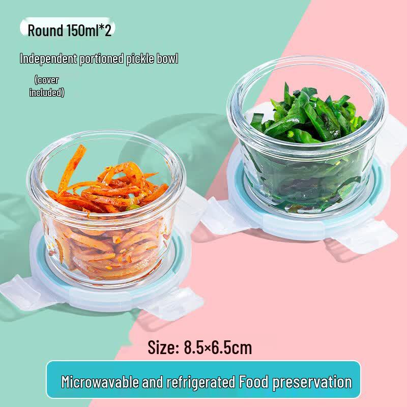 Reusable Glass Baby Food Storage Containers