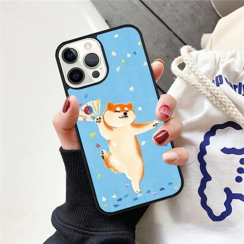 Animal Shiba Inu Phone Case For iPhone 17 Air 15 16 Cover 11 13 14 Pro Max 12 Plus Max Fundas