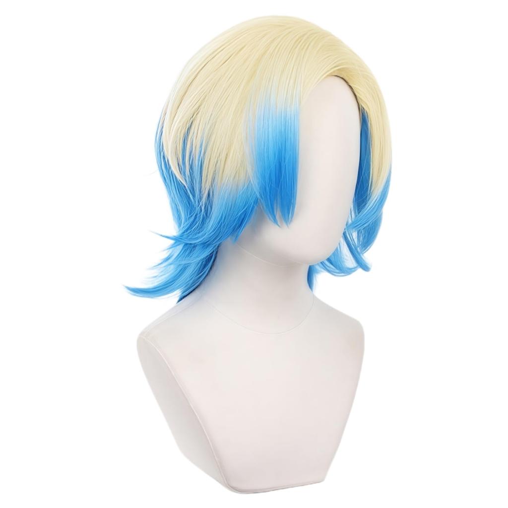 Sizuuenn Blue Lock Michael Kaiser Cosplay Wig with Perfect for School Cultural and Photo Shoots Wig, Heat-Resistant, Net, Events, Festivals,