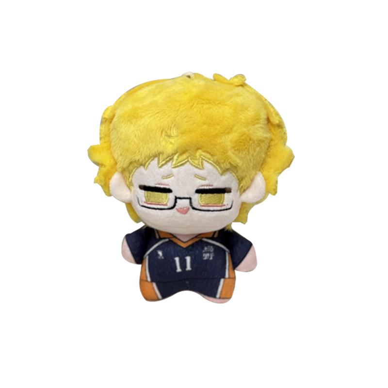 1Pc 12CM Kawaii Cotton Doll Haikyuu Plush Toys Anime Hinata Shoyo Tobio Kageyama Sugawara Koushi Kei Tsukishima Plushie Doll