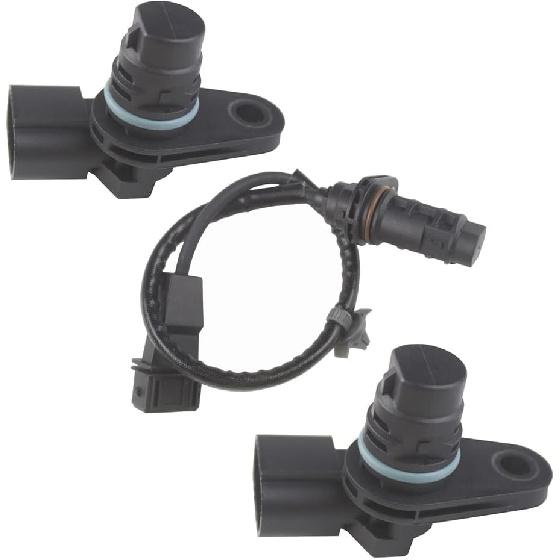 3pcs Crankshaft + Camshaft Position Sensor Kits for 2011-2014 Kia Optima; 2012-2013 Kia Sorento 2.4L; 2011-2015 Kia Sportage