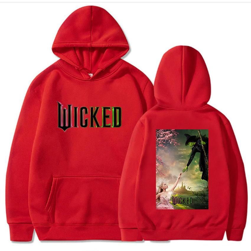 

Худи Wicked Fantasy Movies с длинным рукавом, зимний женский/мужской свитшот с графикой, одежда Moletom Feminino с принтом Арианы Гранде S