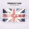 Drapeau britannique Union Jack imprimé aquarelle Serviette de toilette douce Séchage rapide Serviettes de piscine et de bain en coton Respirant