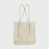 Safe Sunday Embroidered Canvas Tote Bag (Ivory)