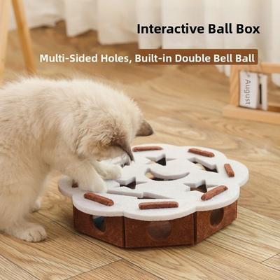 New with Ball Cat Scratching Posts Felt Compact Size Cat Exercise Toy DIY Pet Entertainment Supplies Indoor
