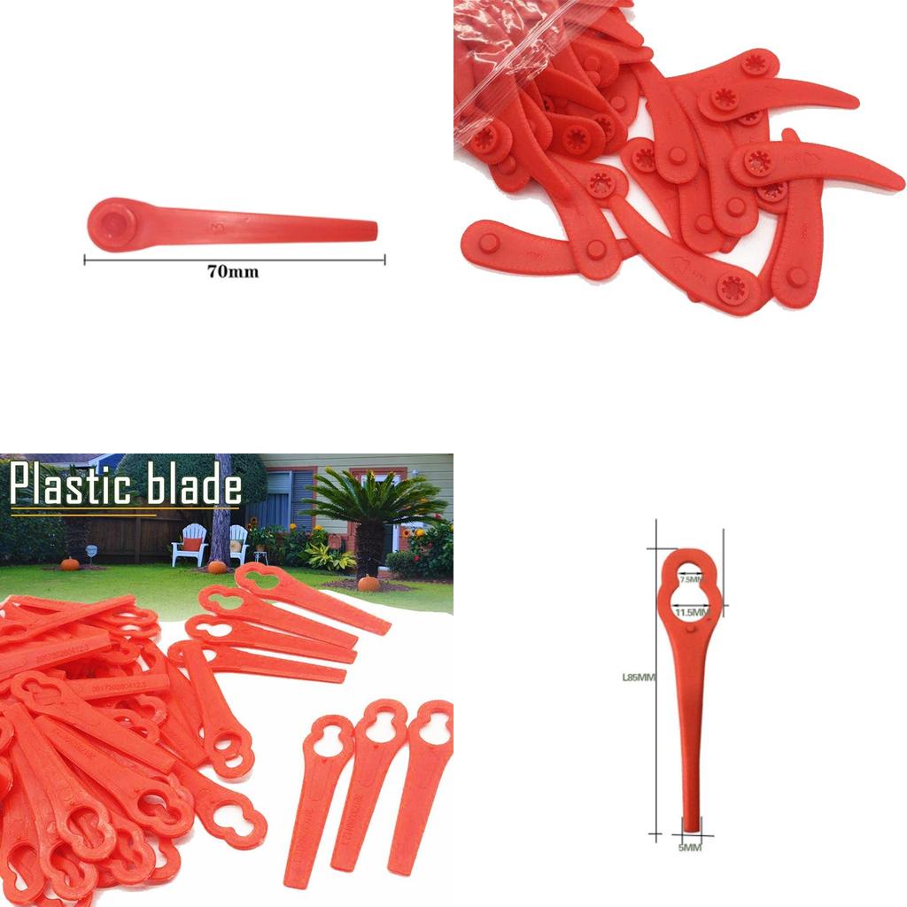 Durable Plastic Lawn Mower Blades For Cordless Grass Trimmer