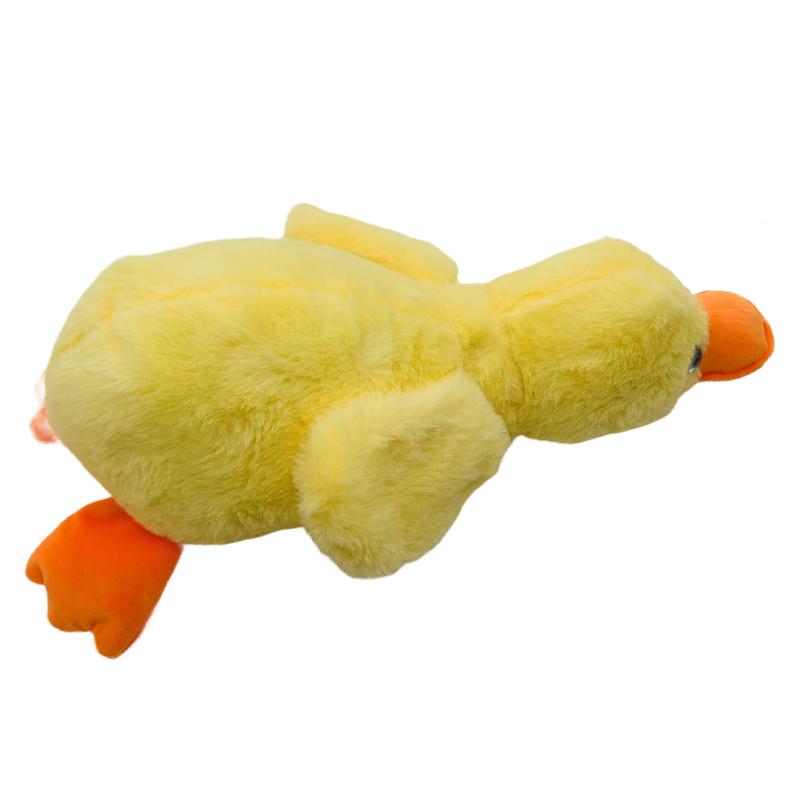Cuscino Peluche Anatra Gialla Carina Morbido Soffice Anatra da Abbracciare Bambola Imbottita in Cotone PP Giocattolo Cartoon Animale Peluche Decorazione Divano Letto Casa