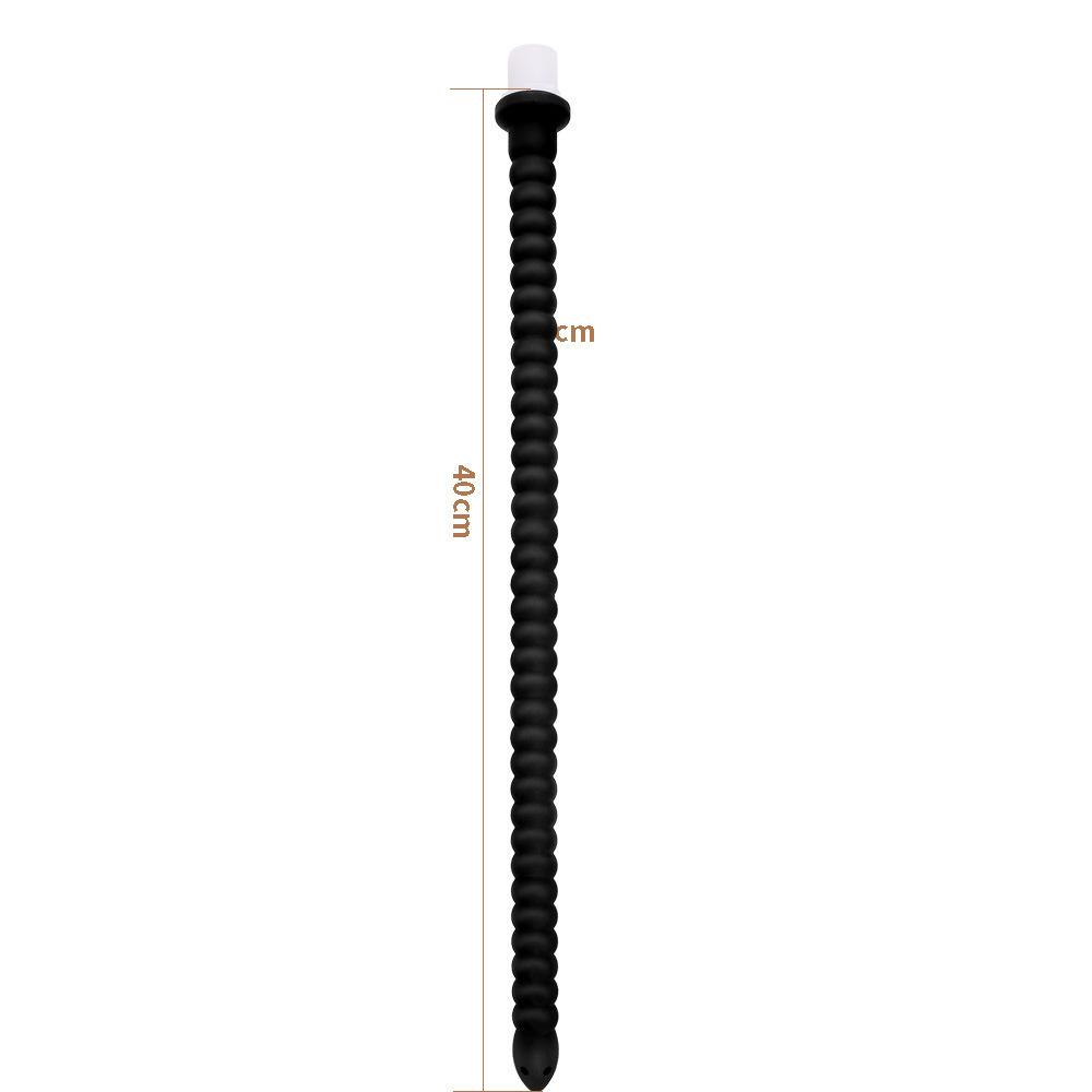 Long Anal Plug Washing Tube Douche Silicone Enema Deep Butt Plug Cleaning Anal Head/Shower /Cleane Nozzle Tip Faucet Attachment