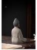 Zen Buddhist Ceramic Statue: Shakyamuni Buddha Desktop Ornament for Home Entrance Decor
