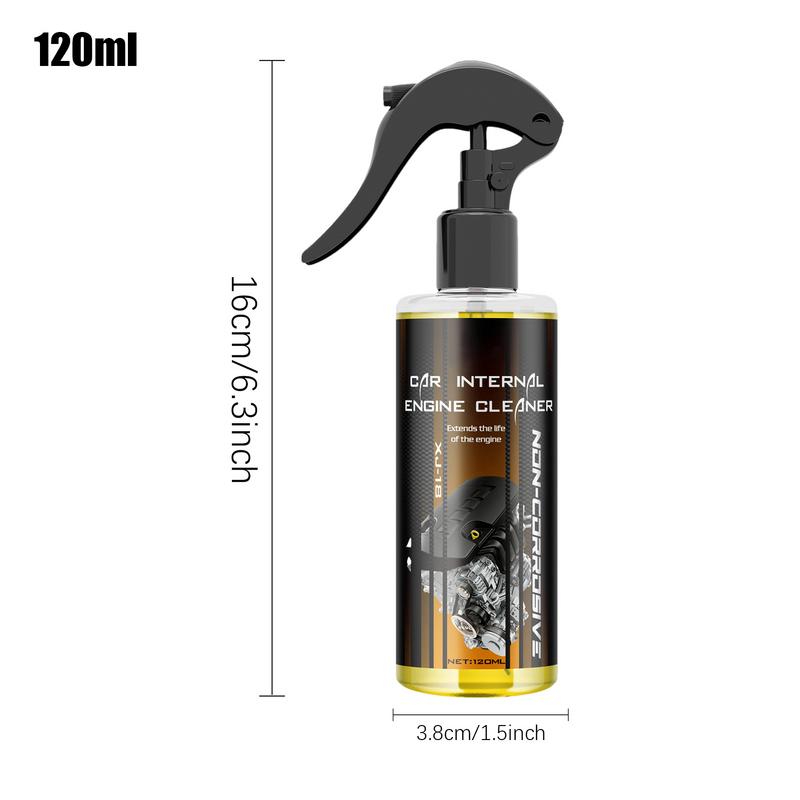 120ml Auto Engine Degreaser Heavy Duty Cleaner Spray Professional Car Safe Wheel Cleaner Spray Car Cleaning Accessories