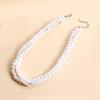 Pearls Necklace for Women Faux Pearls Necklace Retro Imitation Pearls Layered Necklace Pearl Strand Costume Jewelry Gift