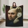 Warm BlanketBoy Girl Decorative Charlie Kirk Throw Blanket  Flannel Bedspread For Couch Chair Novelty Sofa Bed Cover