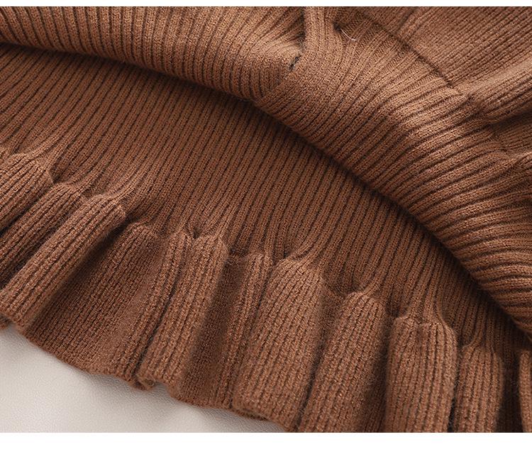 Mädchen Bärenpullover & Hosen Set - Herbst/Winter 2023 Melaard Strick Zweiteiler