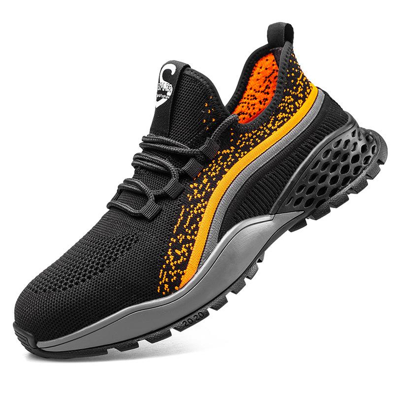 Labor Insurance Shoes Men's Summer Anti-smashing and Anti-piercing Steel Head Shoes Work Shoes