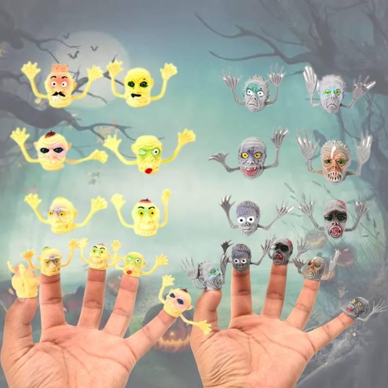 Spooky Halloween Zombie Witch Finger Puppets For Creepy Fun And Scares In Pvc