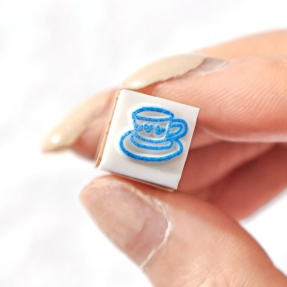 Sada 36 ks Akrylová krabička Sada dřevěných razítek Každodenní život Mini dřevěná razítka Dekorace pro scrapbooking