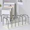 Desk File Sorter Organizers Rack 6 Section Book End Desktop Bookshelf Space Saving Bookend Magazine Stand 37x145x135mm