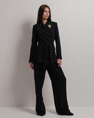 Damekostume Phardi 7023 36 sort (jakkesæt, bukser)
