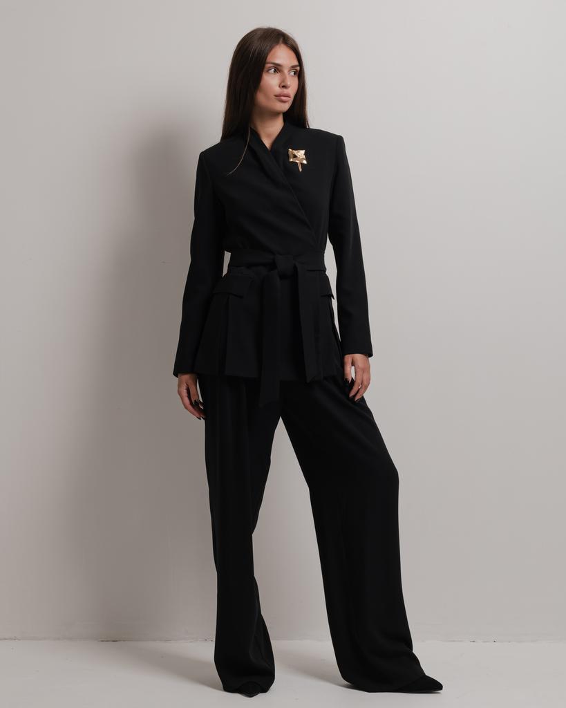 Dámský kostým Phardi 7023 36 černý (bunda, kalhoty)