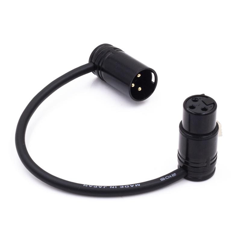 Right Angled Curved XLR K3M Microphone Cable for FX3 FX30 ILME-FX6 XLR-K3M DMW-XLR1GK GH5 NX200 AG-CX98MC x1500 Camera MixMic