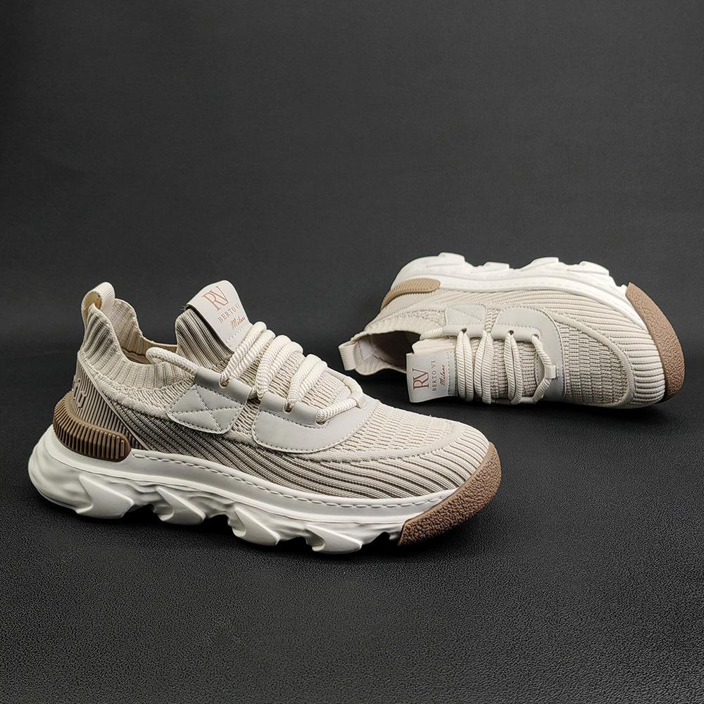 Men's casual shoes platform shoes men's mesh breathable sneakers boys running shoes men's shoes