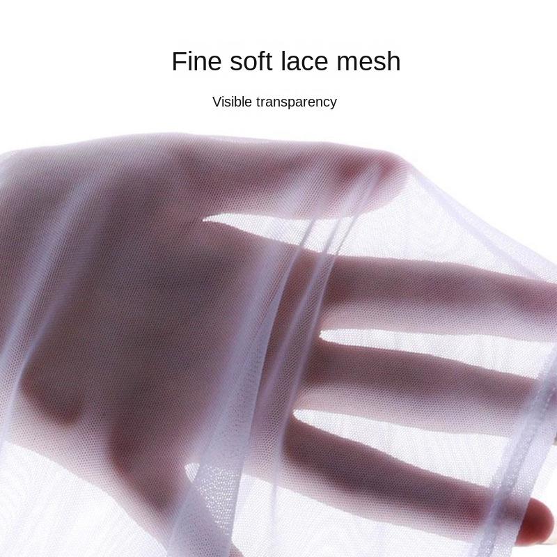 2pc Men's Thin Transparent Panties Mid-waist Mesh Sexy Boxer Shorts Capsule Pocket Breathable Nude Youth Boxers Ultra-thin