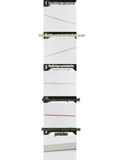 Compatible Lavida Rear Trim Decoration & Tailgate Protector Strip