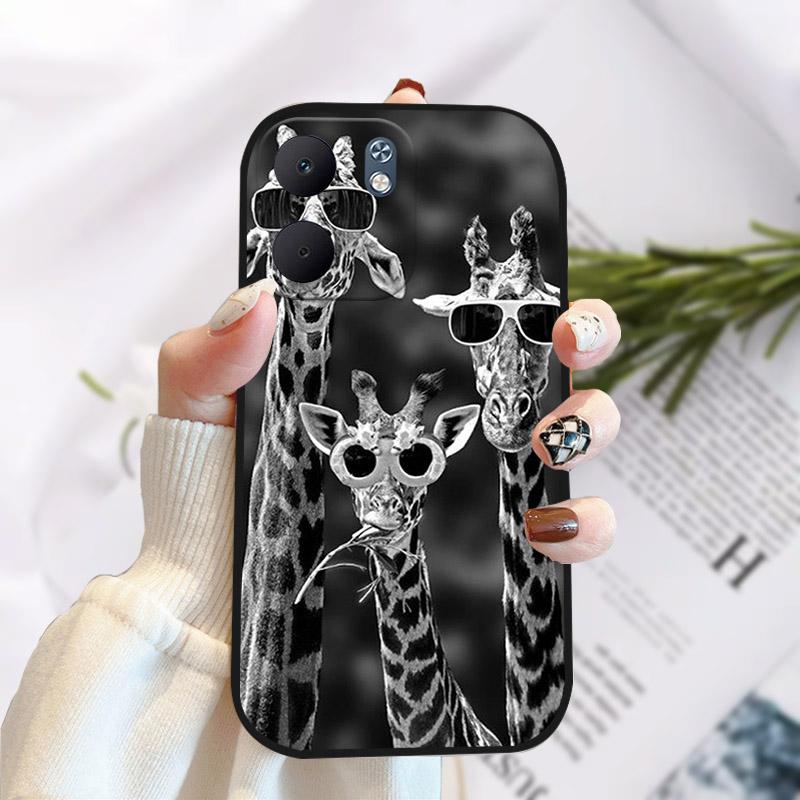 For OPPO A5X Case Fashion Painting Black TPU Soft Silicone Case For OPPO A5X 5G CPH2733 OPPOA5X 4G CPH2725 Back Cover Shell Capa
