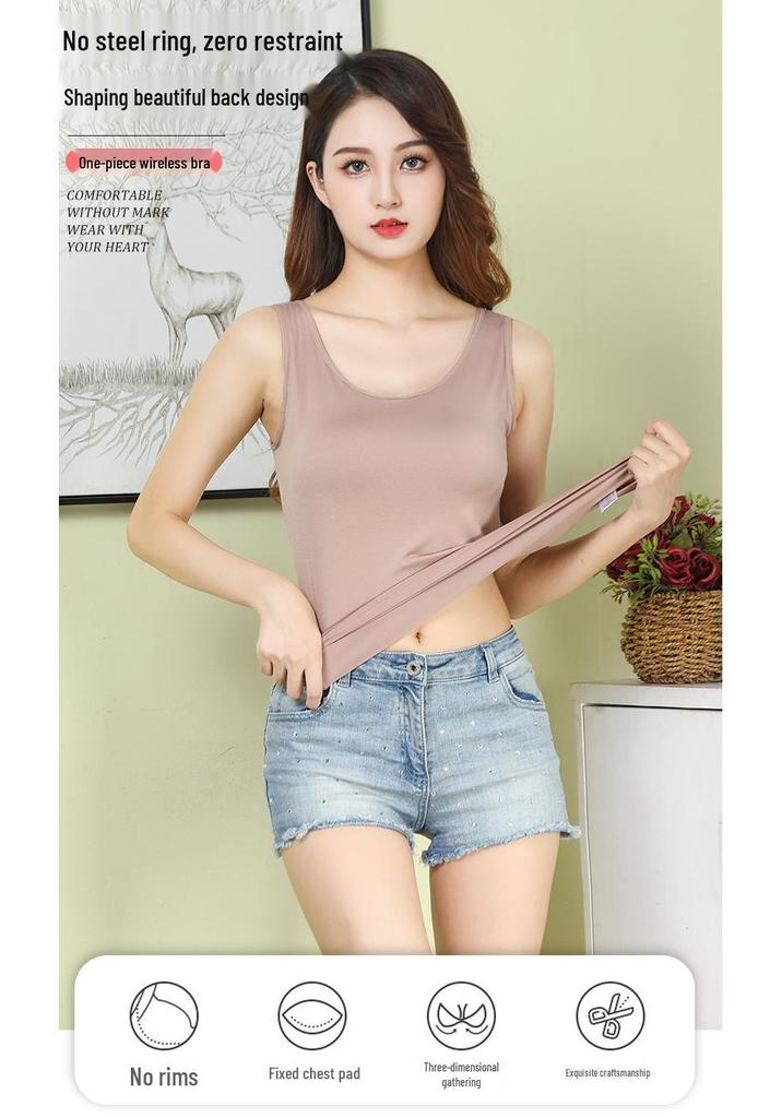 Versatile Modal Vest with Chest Pads – New Layered Inner/Base Outer Wear