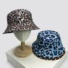 Sonnenschutz Persönliche Mode Street Fisherman Kappe Vielseitig Doppelseitig Koreanisch Neu Unisex Retro Graffiti Leopardendruck Eimerhüte