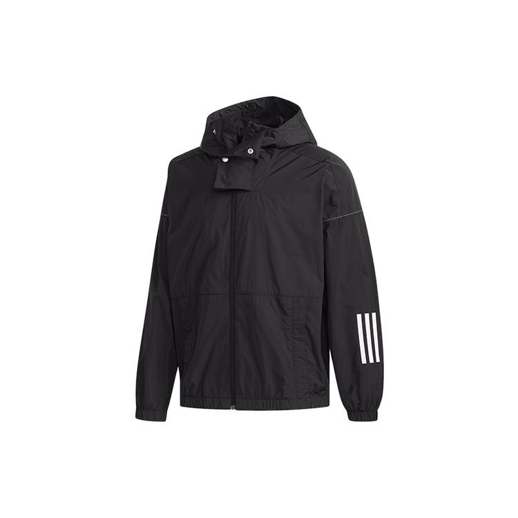 adidas M S2S WV CL JKT Sports Hooded Jacket Black Men s ED1931 M