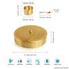 Spice Container (100 Ml), Floral Brass Spice Box for Kitchen (Gold),  ExclusiveLane