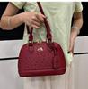 Women's Vintage 2025 Ostrich Pattern Large Capacity Handbag - Single Shoulder/Crossbody
