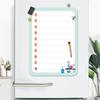 Magnetisk Tørk av Tavle Kjøleskapstusjer Whiteboard Ark Kjøkken Slettbar Fleksibel Kjøleskapmagnet Matvareplanlegger Liste