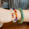 Five Elements Crystal Multi-Treasure Bracelet - Popular Girls' Benmingnian Hand String