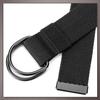 [One Limitation] Double Ring Belt, Casual, Simple, Plain, Street Style, Men's & Women's, BP648 (Coffee)