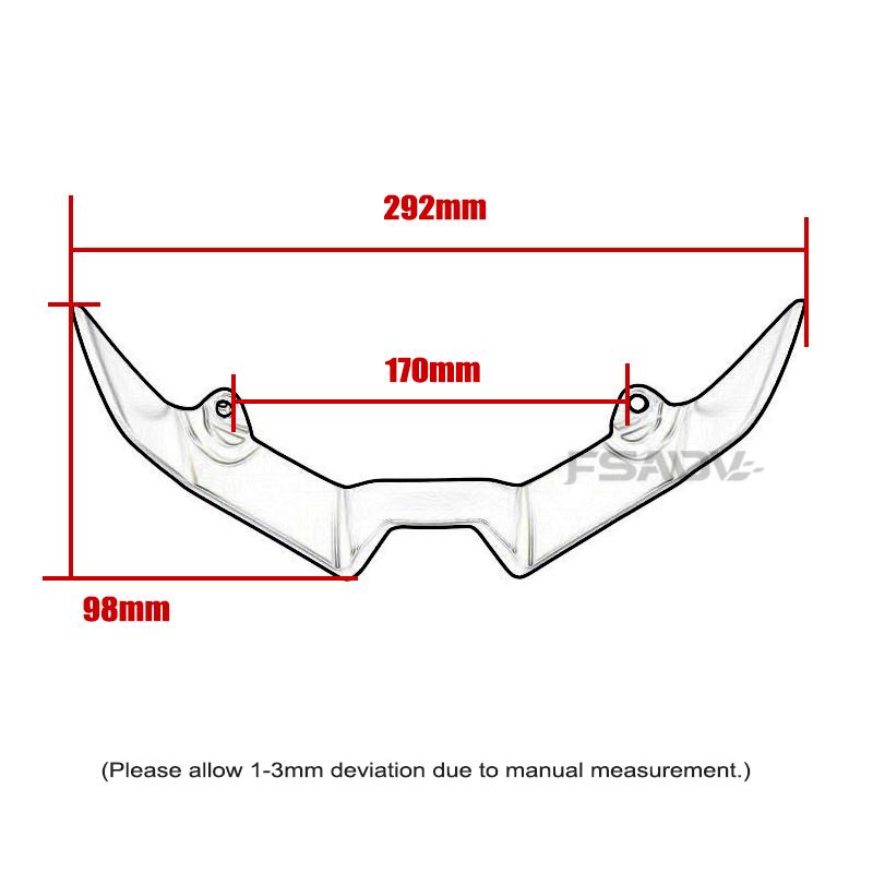 2024 Motorrad Verlängerung Extender Verkleidung Spoiler Abdeckung Vorderrad Kotflügel Schnabel Nasenabdeckung Für YAMAHA MT125 MT-125 2020-2023 2022