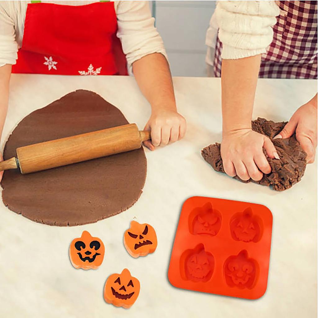 Halloween Chocolate Silicone Molds, Perfect For Halloween Baking DIY Decorations For Chocolate Covered, Candy Soap Hot