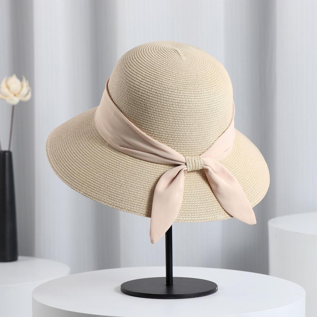 Summer Women's Hats Sunshade and Sun Protection Hats Big Seaside Vacation Straw Hats Travel Sun Hats