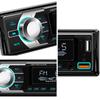 Car MP3 Player 1 DIN Car Radio 7 Colorful Lights Stereos for Car Universal FM Music Radio with Remote Control Bluetooth Hands-free Music Smart Voice