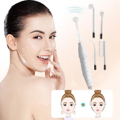 Yousheng High Frequency Face Wand with 4 Different Tubes Portable Handheld Multi-Function Painless Electrotherapy Machine Face Care Beauty (EU Plug)