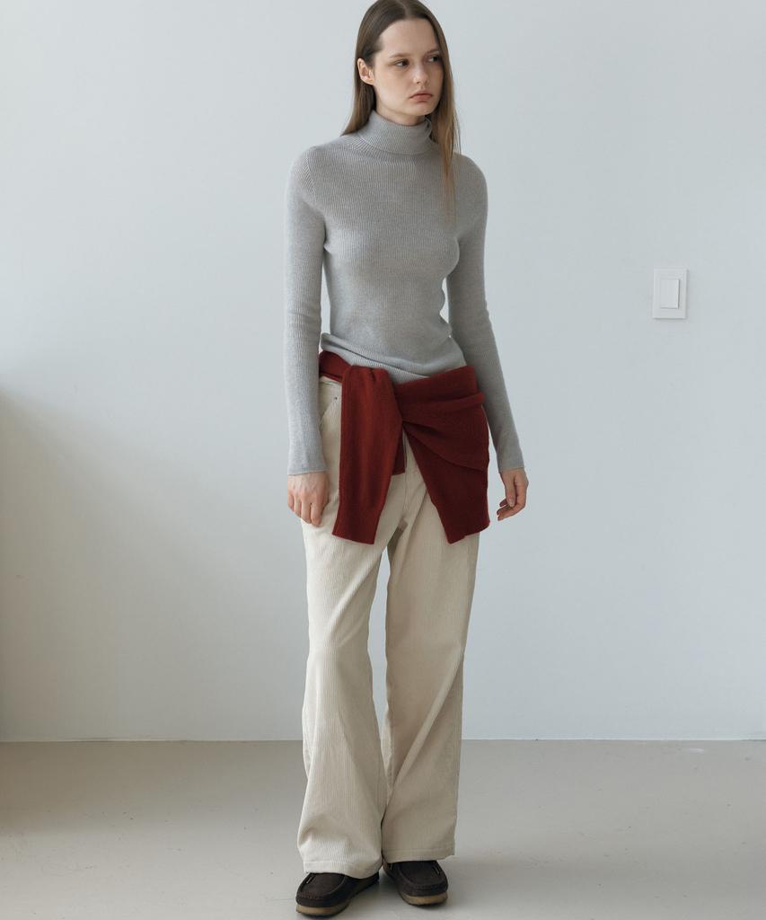 AHWE Corduroy Wide Pants_Ivory