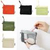 Fashion Dopamine Color Mesh Cosmetic Bag Large Capacity Candy Color Storage Bag Double-layer Toiletry Coin Purse