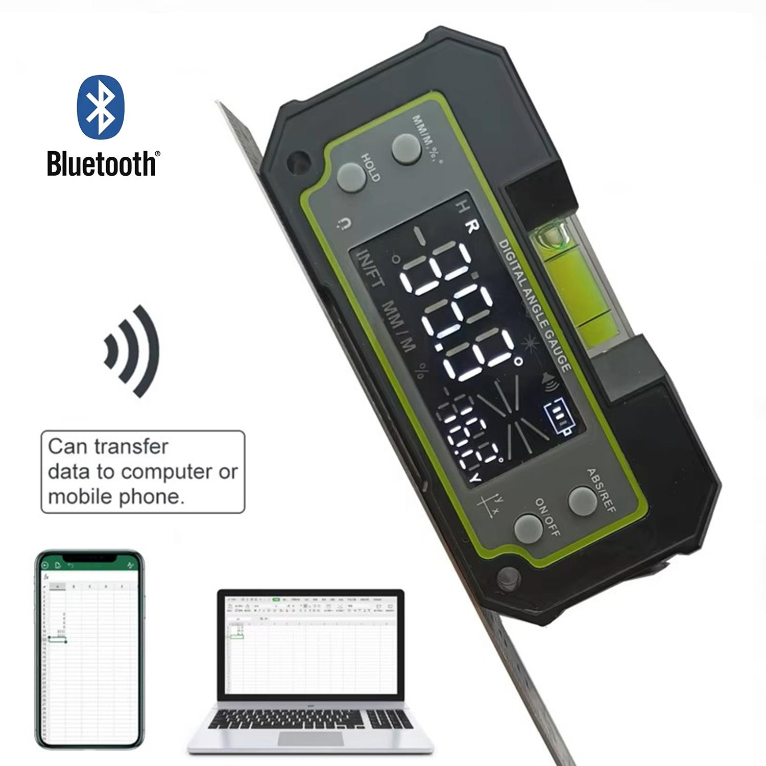 Bluetooth Digital Level Inclinometer Angle Triangle