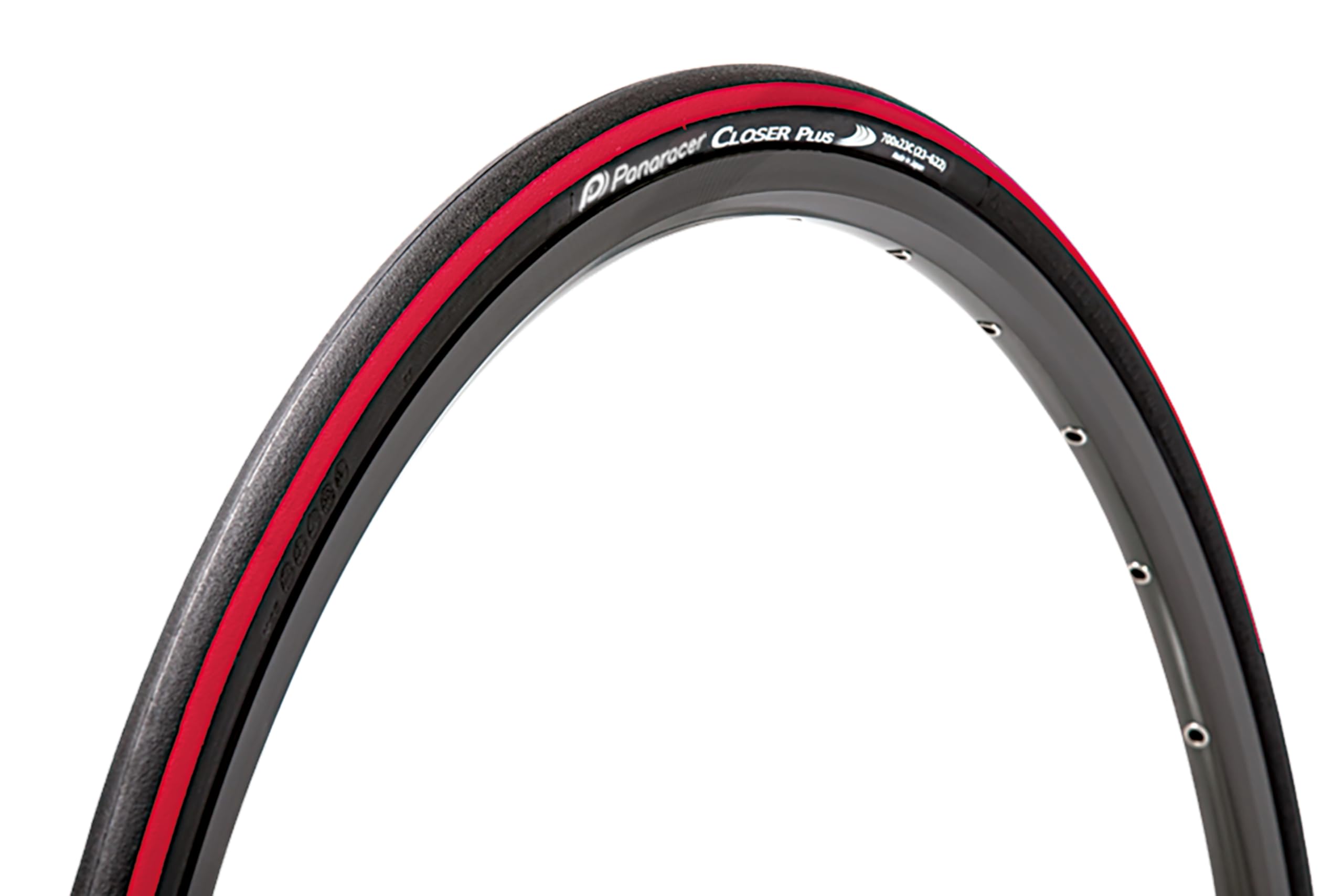 

Panaracer Closer Plus 700x25C Clincher Wheels, Black/Red Line, F725-CLSP-R