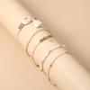 Star Moon Bracelet Anklet String Bead Hand Jewelry Six-piece Bracelet