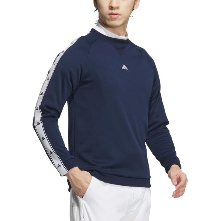Adidas Logo Warm Crew Neck Pullover Sweatshirt Unisex sweatshirt Navy-Blue JE1441